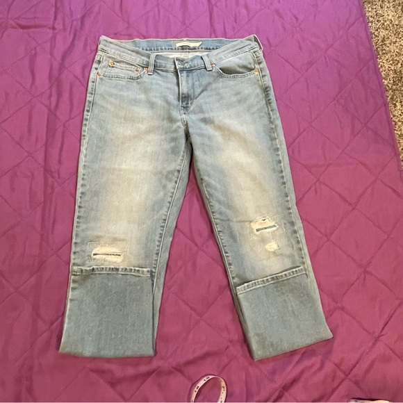 Levi Boyfriend Blue Jeans size 29 - Picture 4 of 5
